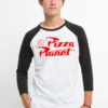 Disney Toy Story Pizza PlanetMaglietta A Manica LungaWhite Black Uomo T-shirt E Polo H3A22O5RY-A11