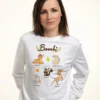 Disney Bambi TextbookFelpaWhite Donna Felpe H3A21J9XS-A11