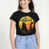 Disney The Aristocats Moon SilhouetteT-Shirt Con StampaBlack Donna T-shirt E Top H3A21D08O-Q11