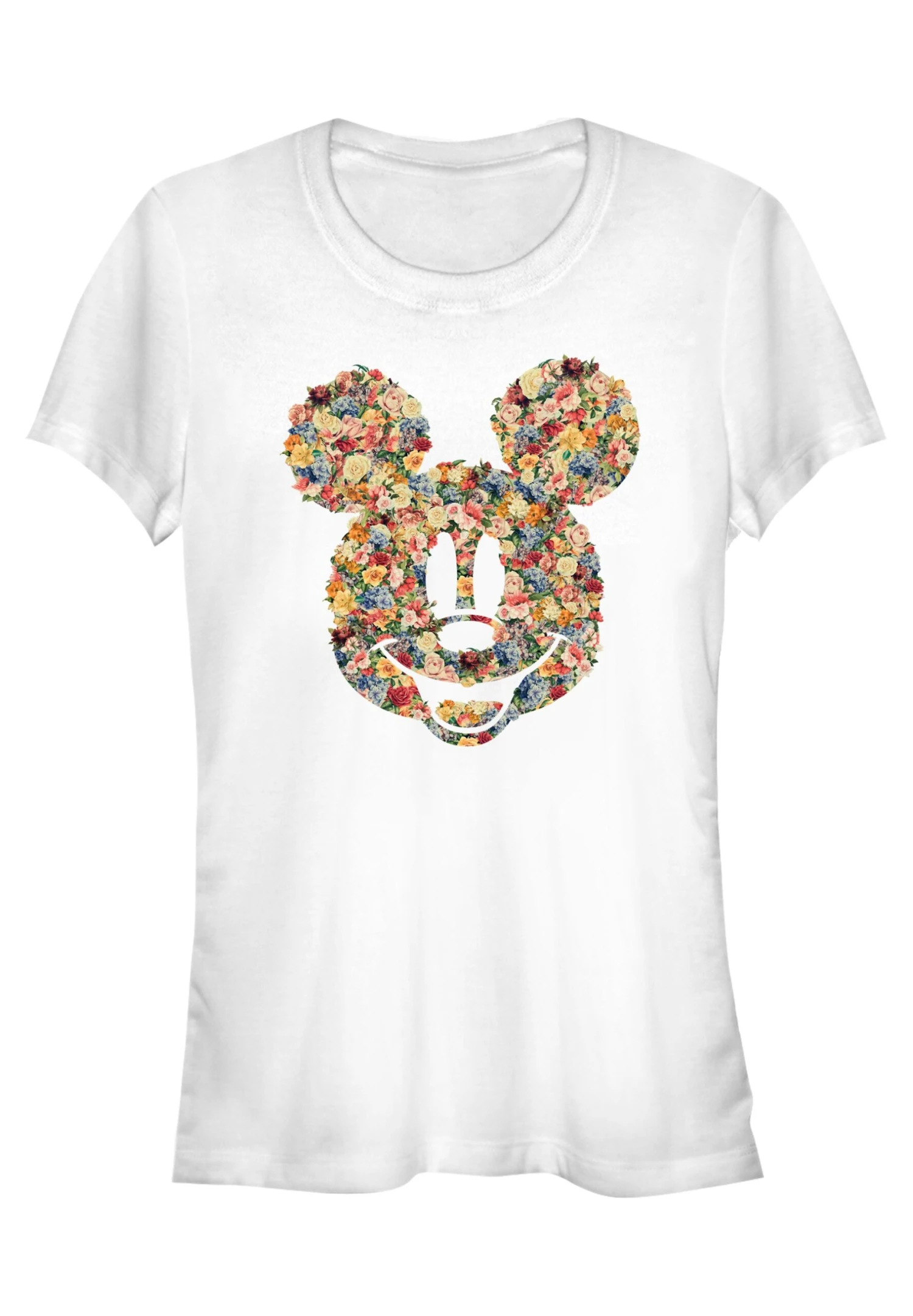 Disney Mickey Classic Floral MickeyT-Shirt Con StampaWhite Donna T-shirt E Top H3A21DBC1-A11 1 Disney Mickey Classic Floral MickeyT-Shirt Con StampaWhite Donna T-shirt E Top H3A21DBC1-A11