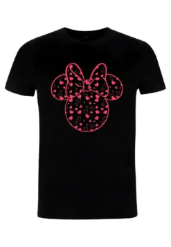 Disney Classic Mickey Minnie Hearts FillT-Shirt Con StampaBlack Uomo T-shirt E Polo H3A2102XY-Q11