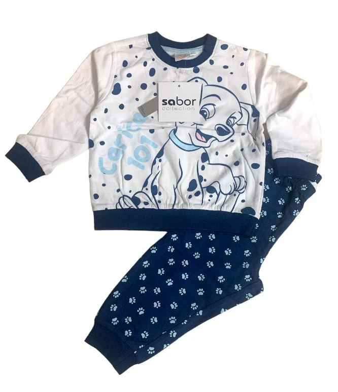 Disney Pigiamino Neonato Lungo Cotone 100% Jersey CARICA 101 1 Disney Pigiamino Neonato Lungo Cotone 100% Jersey CARICA 101