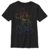 Disney Mickey Mouse Big PrideT-Shirt Con StampaBlack Bambini T-shirt & Top H3A26G0PP-Q11