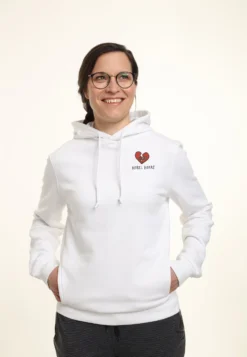 Disney Dnca Rebel HeartFelpa Con CappuccioWhite Donna Felpe H3A21J4S2-A11