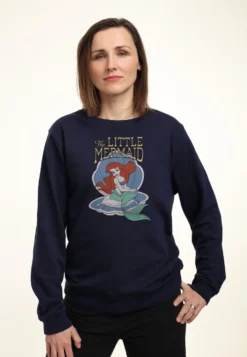 Disney The Little Mermaid Little Mermaid ReduxFelpaNavy Blue Donna Felpe H3A21J7BS-K11