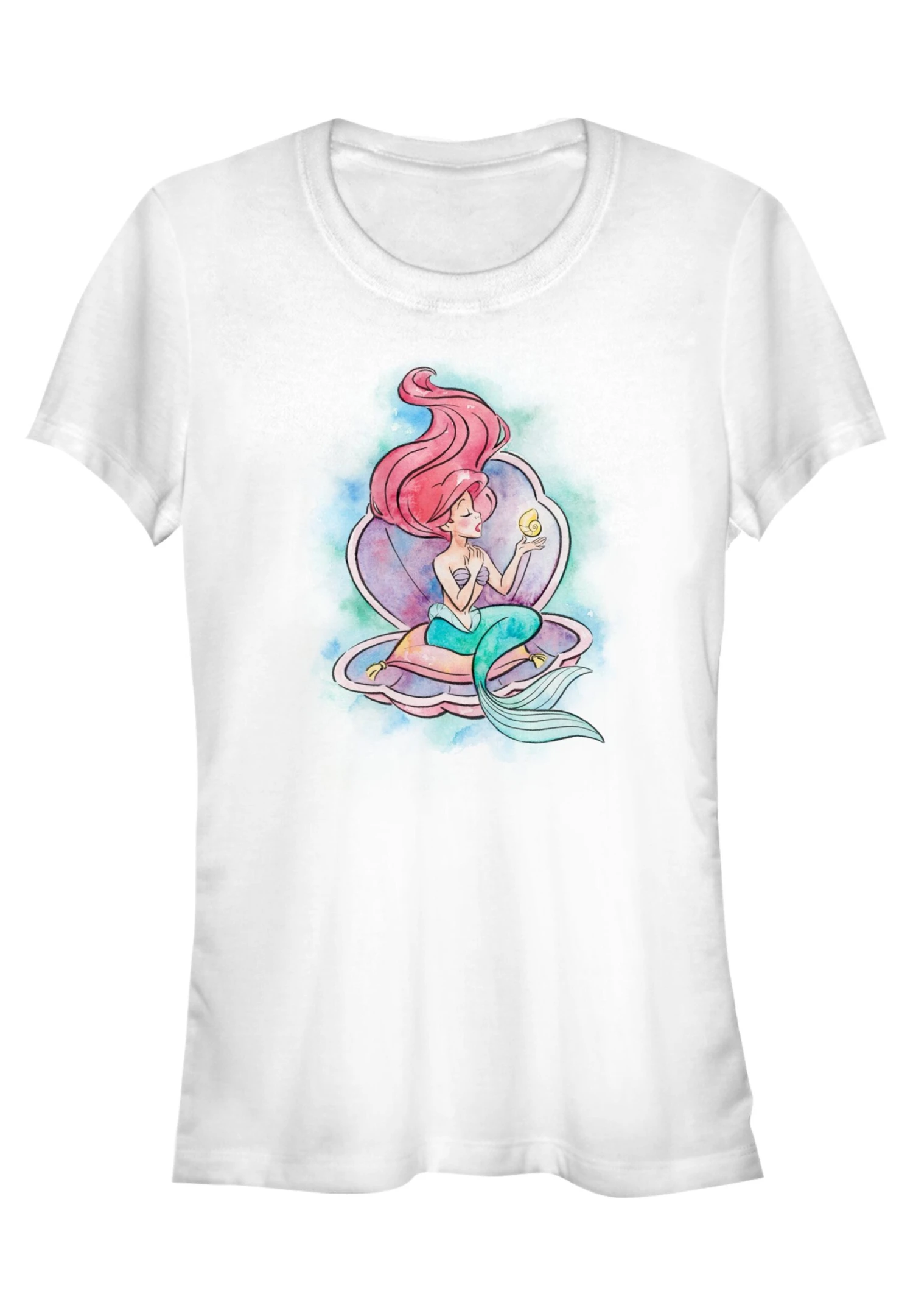 Disney The Little Mermaid Shining VoiceT-Shirt Con StampaWhite Donna T-shirt E Top H3A21DBE4-A11 1 Disney The Little Mermaid Shining VoiceT-Shirt Con StampaWhite Donna T-shirt E Top H3A21DBE4-A11
