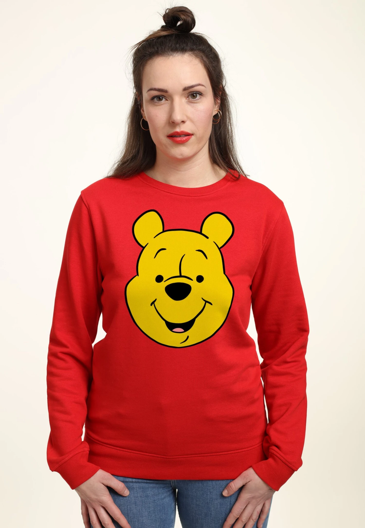 Disney Winnie The Pooh Winniepooh Big FaceFelpaRed Donna Felpe H3A21J6WX-G11 3 Disney Winnie The Pooh Winniepooh Big FaceFelpaRed Donna Felpe H3A21J6WX-G11 - immagine 3