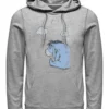 Disney Winnie The Pooh Cloudy EeyoreFelpa Con CappuccioMelange Grey Donna Felpe H3A21J0IL-C11