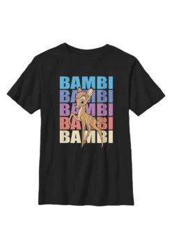 Disney Bambi Bambi Name StackedT-Shirt Con StampaBlack Bambini T-shirt & Top H3A26G150-Q11