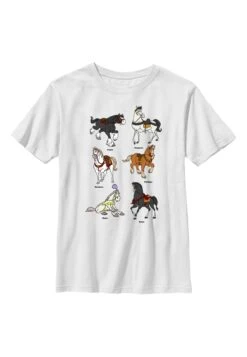 Princess Disney HorsesT-Shirt Con StampaWhite Bambini T-shirt & Top H3A26G1EM-A11