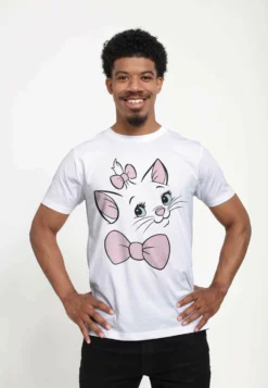 Disney The Aristocats Marie Big Face UnisexT-Shirt Con StampaWhite Uomo T-shirt E Polo H3A2100E2-A11
