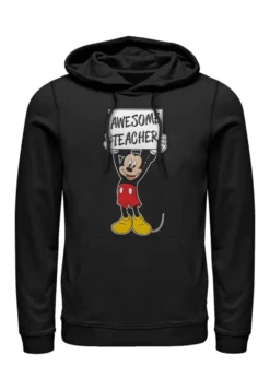 Disney Classics Unisex Mickey Awesome TeacherFelpa Con CappuccioBlack Donna Felpe H3A21014J-Q11