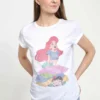 Disney Wreck-It Ralph 2 Signing Ariel - T-Shirt Con Stampa - White