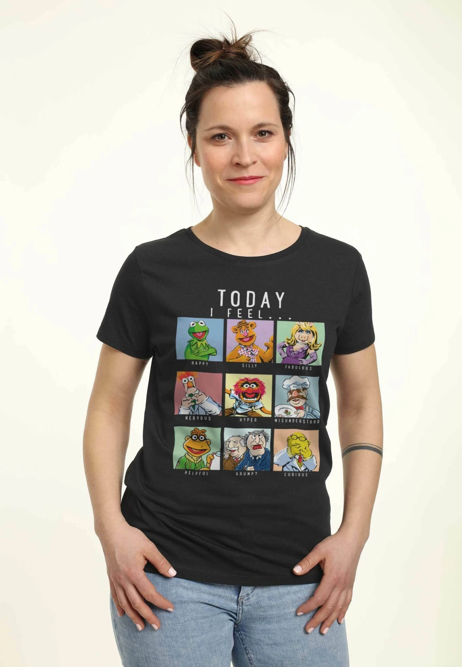 Disney Muppets Muppet Mood - T-Shirt Con Stampa - Black 1 Disney Muppets Muppet Mood - T-Shirt Con Stampa - Black