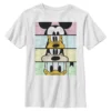 Disney Classic Mickey Crew CropCostumeWhite Bambini T-shirt & Top H3A26G0JI-A11