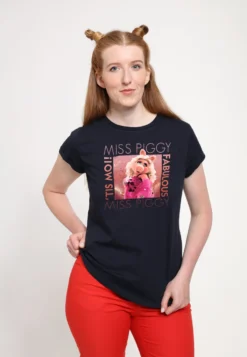 Disney Muppets Miss Piggy Moi FabT-Shirt Con StampaNavy Blue Donna T-shirt E Top H3A21DAXU-K11