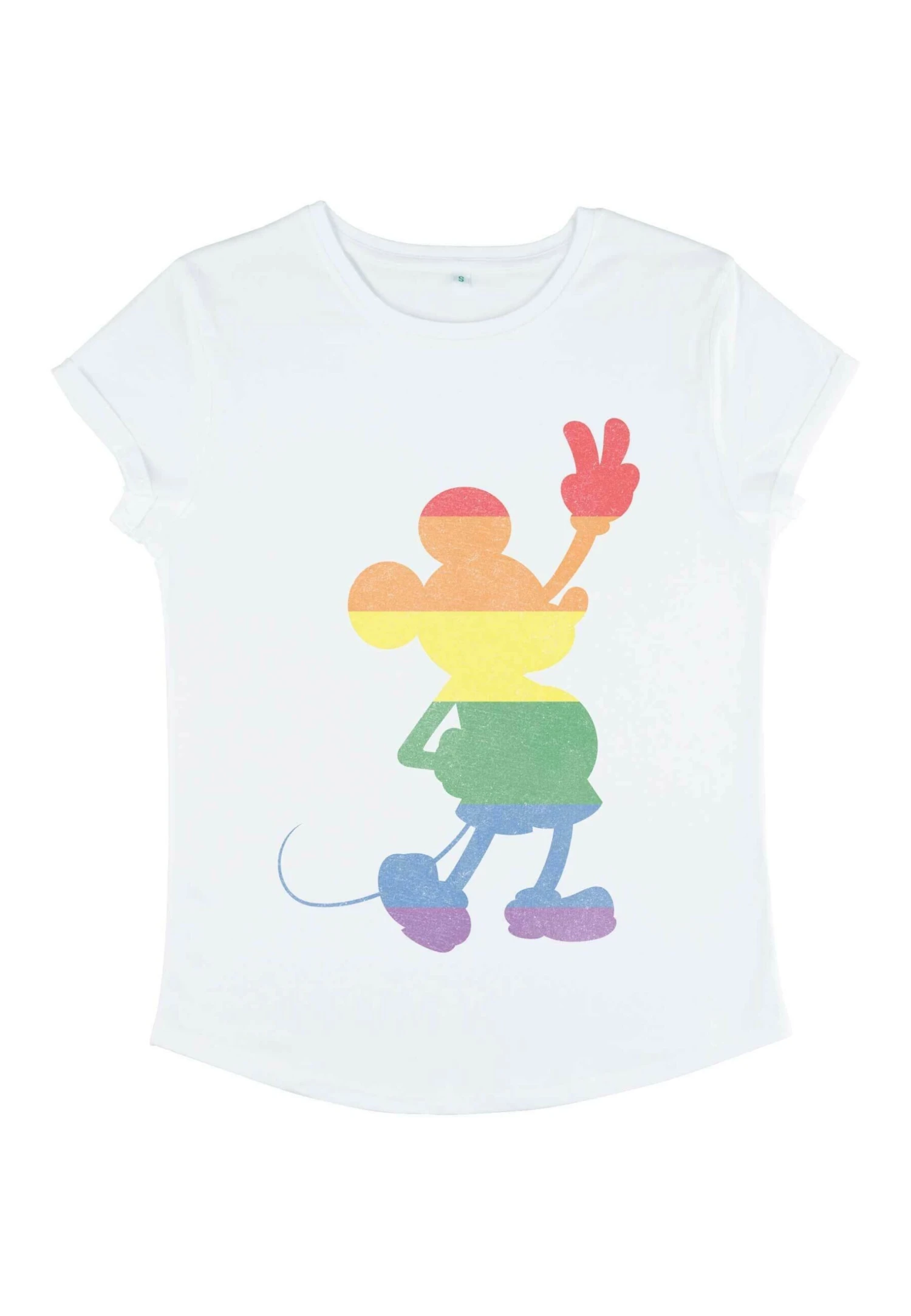 Disney Mickey Classic Love Is Love Pride MickeyT-Shirt Con StampaWhite Donna T-shirt E Top H3A21D11D-A11 4 Disney Mickey Classic Love Is Love Pride MickeyT-Shirt Con StampaWhite Donna T-shirt E Top H3A21D11D-A11 - immagine 4