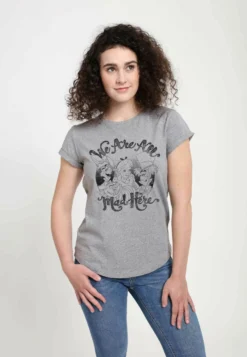 Disney Alice In Wonderland All Mad HereT-Shirt Con StampaMelange Grey Donna T-shirt E Top H3A21D01C-C11 7 Disney Alice In Wonderland All Mad HereT-Shirt Con StampaMelange Grey Donna T-shirt E Top H3A21D01C-C11 -Disney 4743fe8c4d934f2fa55fde8e31ff30b3 scaled