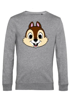 Disney Mickey & Friends Chip Big FaceFelpaHeather Grey Donna Felpe H3A21J9P8-C11 -Disney 4db272a9ad444aacac1052d4a2707b57