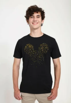 Disney Mickey Classic Mickey Confetti Fill UnisexT-Shirt Con StampaBlack Uomo T-shirt E Polo H3A210028-Q11