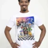 Disney Kingdom Hearts Group Checkers UnisexT-Shirt Con StampaWhite Uomo T-shirt E Polo H3A21029I-A11