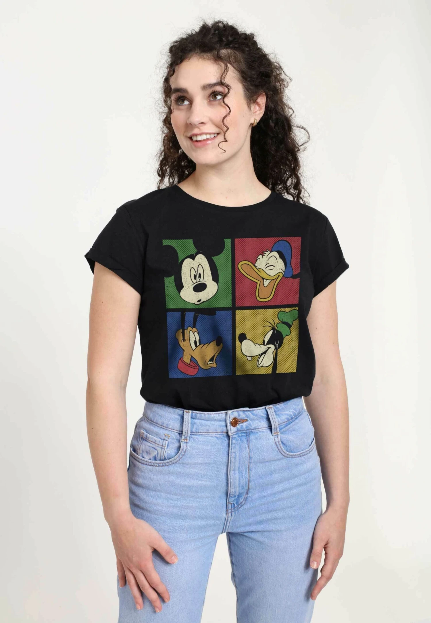 Disney Classic Mickey Block PartyT-Shirt Con StampaBlack Donna T-shirt E Top H3A21D0KF-Q11 3 Disney Classic Mickey Block PartyT-Shirt Con StampaBlack Donna T-shirt E Top H3A21D0KF-Q11 - immagine 3