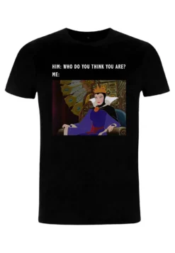 Disney Sleeping Beauty Evil Queen MemeT-Shirt Con StampaBlack Donna T-shirt E Top H3A21D4JR-Q11