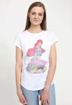Disney Wreck-It Ralph 2 Signing Ariel - T-Shirt Con Stampa - White -Disney 61587906f0304d569d840827fd0e71fd