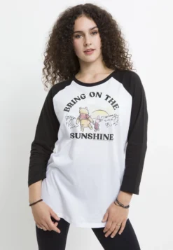 Disney Winnie The Pooh Bring On The SunshineMaglietta A Manica LungaWhite Black Donna T-shirt E Top H3A21DBDK-A11 -Disney 66f3c844840d409c82e2708c61101d6c scaled