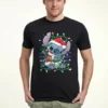 Disney Lilo & Stitch Stitch Xmas Lights UnisexT-Shirt Con StampaNavy Blue Uomo T-shirt E Polo H3A2102K2-K11