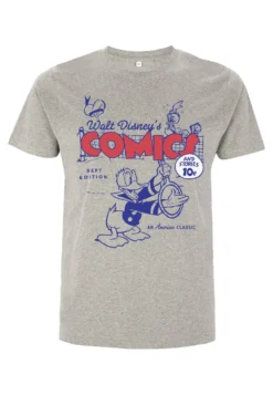 Disney Classic Mickey Donalds Comic CoverT-Shirt Con StampaMelange Grey Uomo T-shirt E Polo H3A22O4GI-C11
