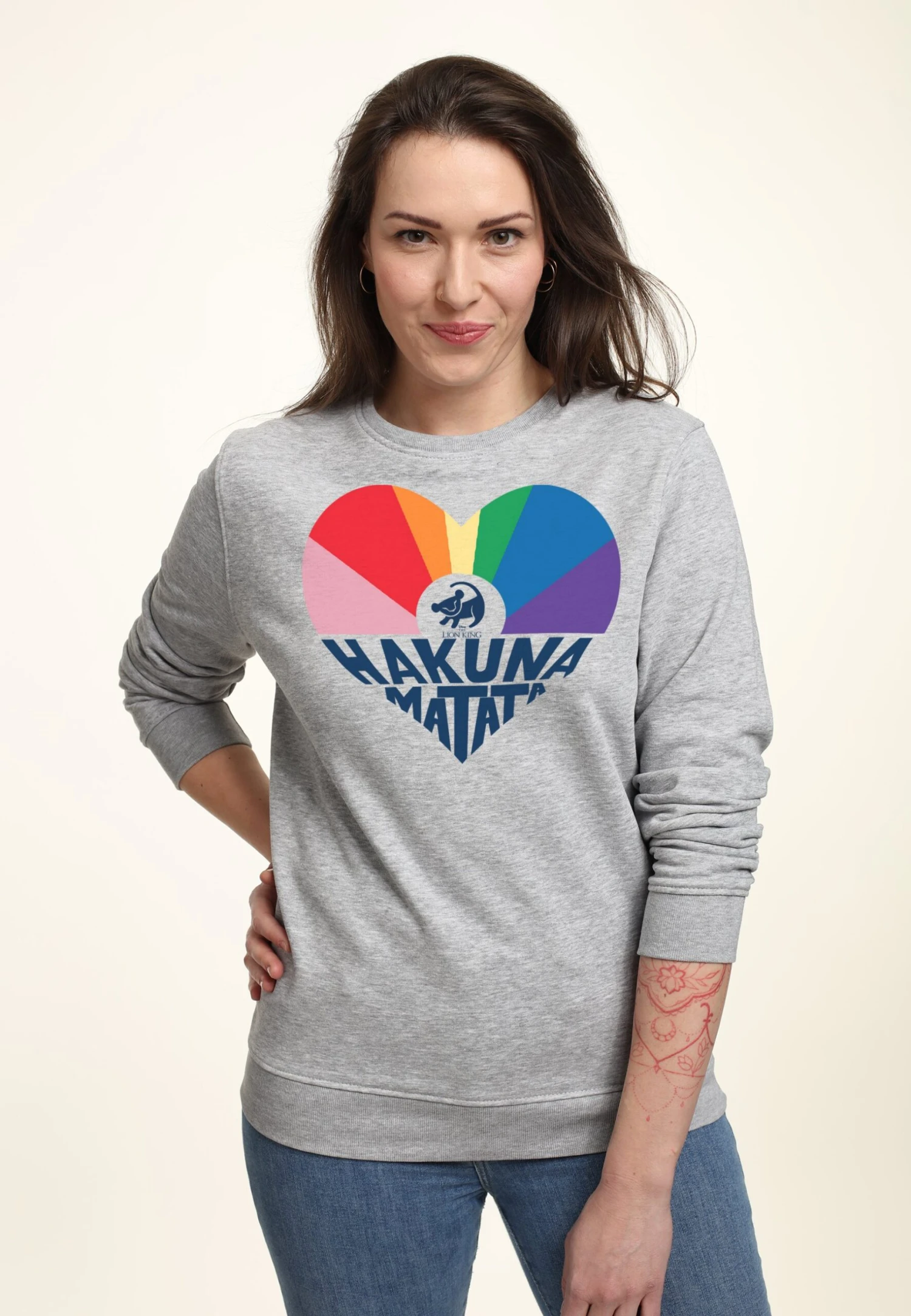 Disney The Lion King PrideFelpaHeather Grey Donna Felpe H3A21J9DU-C11 1 Disney The Lion King PrideFelpaHeather Grey Donna Felpe H3A21J9DU-C11