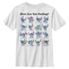 Disney Lilo & Stitch Stitch MoodsT-Shirt Con StampaWhite Bambini T-shirt & Top H3A26G0SD-A11