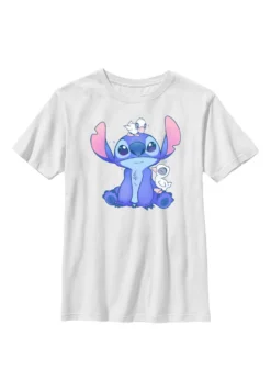 Disney Lilo Stitch Cute DucksT-Shirt Con StampaWhite Bambini T-shirt & Top H3A26G160-A11