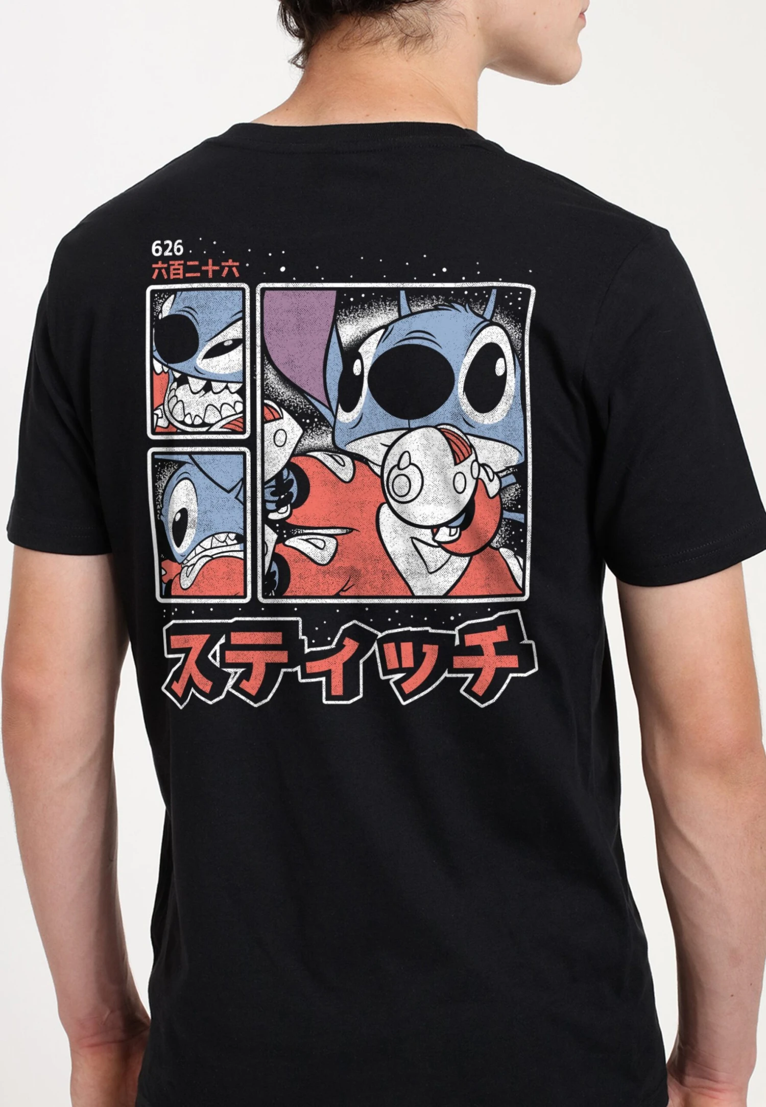 Disney Lilo & Stitch Stitch KanjiT-Shirt Con StampaBlack Uomo T-shirt E Polo H3A22O609-Q11 3 Disney Lilo & Stitch Stitch KanjiT-Shirt Con StampaBlack Uomo T-shirt E Polo H3A22O609-Q11 - immagine 3