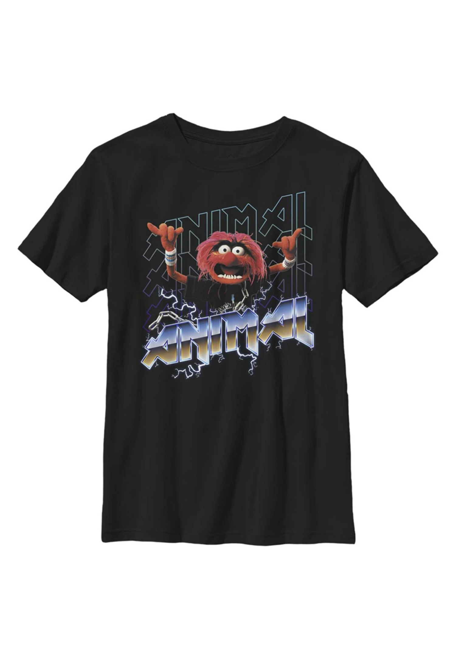 Disney Muppets Animal MetalT-Shirt Con StampaBlack Bambini T-shirt & Top H3A26G0EF-Q11 1 Disney Muppets Animal MetalT-Shirt Con StampaBlack Bambini T-shirt & Top H3A26G0EF-Q11