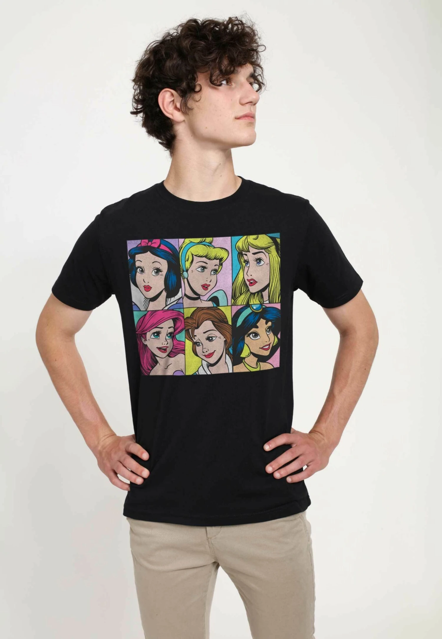 Disney Princesses Pop Princesses UnisexT-Shirt Con StampaBlack Uomo T-shirt E Polo H3A22O00K-Q11 3 Disney Princesses Pop Princesses UnisexT-Shirt Con StampaBlack Uomo T-shirt E Polo H3A22O00K-Q11 - immagine 3