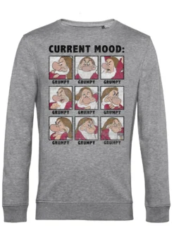 Disney Snow White Current Mood Grumpy - Felpa - Heather Grey -Disney 79b117210e884889a8d6db7f8867c640