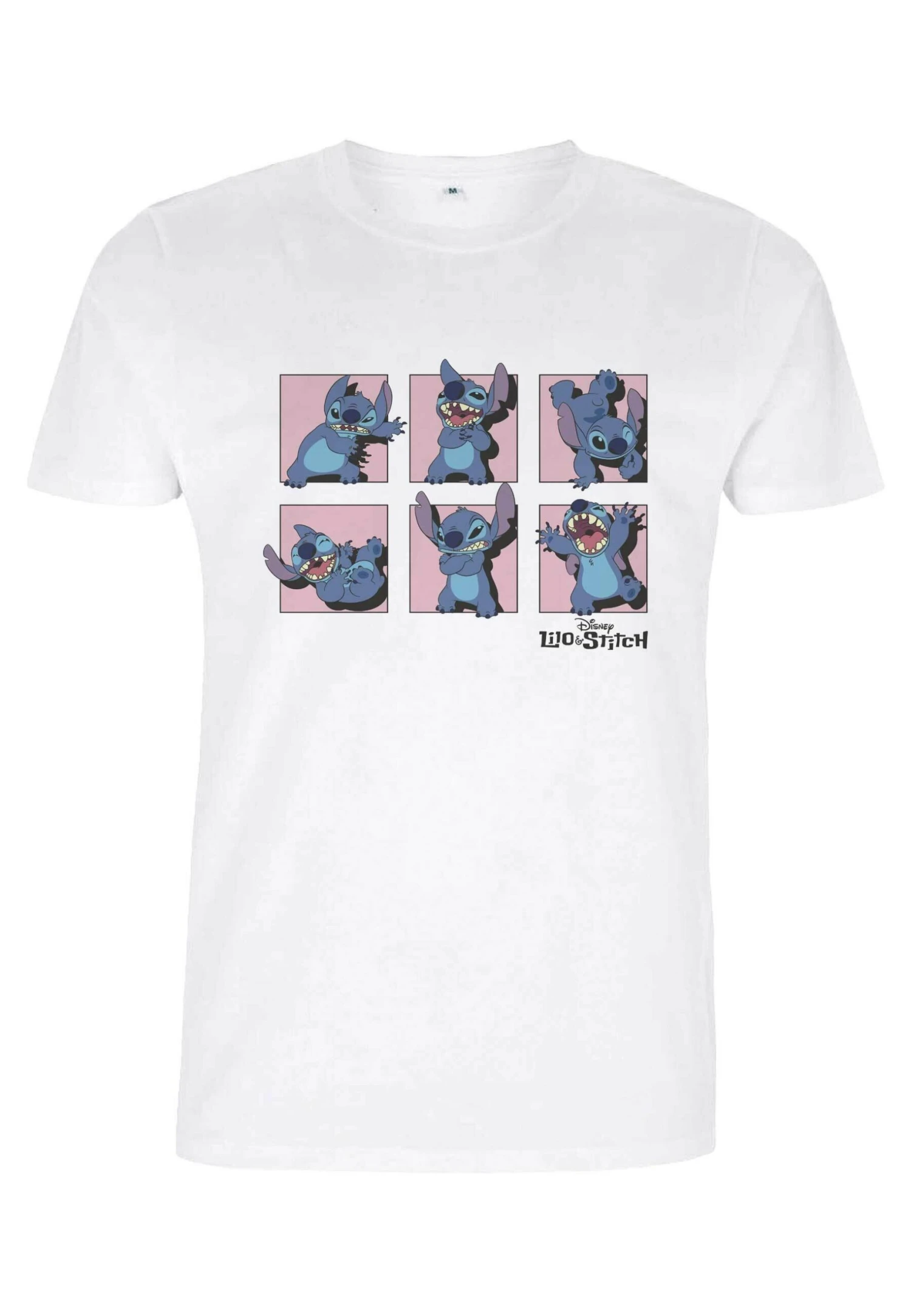 Disney Lilo & Stitch Stitch Poses UnisexT-Shirt Con StampaWhite Uomo T-shirt E Polo H3A2100DC-A11 5 Disney Lilo & Stitch Stitch Poses UnisexT-Shirt Con StampaWhite Uomo T-shirt E Polo H3A2100DC-A11 - immagine 5