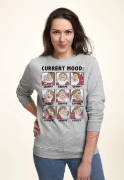 Disney Snow White Current Mood Grumpy - Felpa - Heather Grey