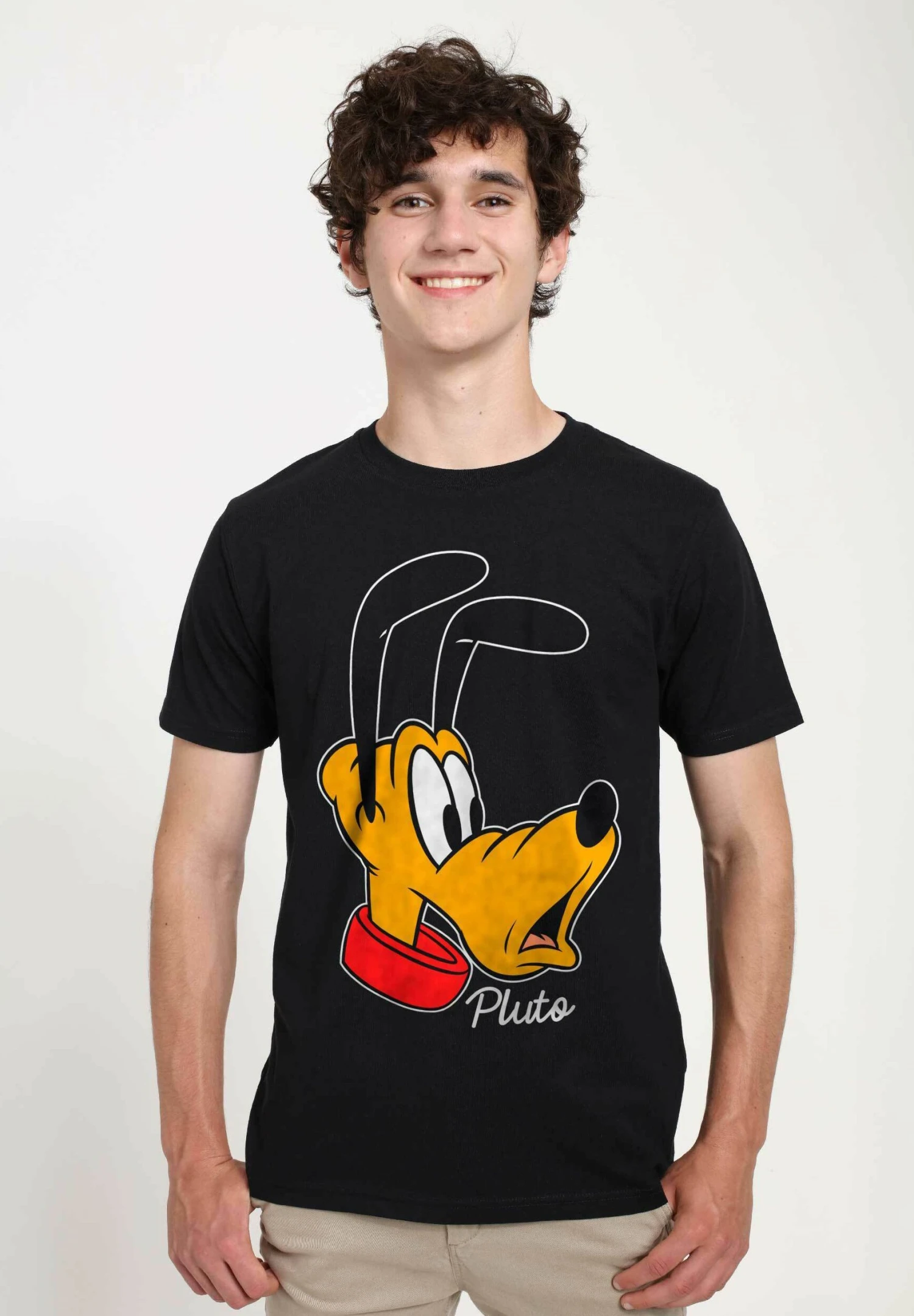 Disney Classics Mickey ClassicPluto Big FaceT-Shirt Con StampaBlack Uomo T-shirt E Polo H3A22O02R-Q11 3 Disney Classics Mickey ClassicPluto Big FaceT-Shirt Con StampaBlack Uomo T-shirt E Polo H3A22O02R-Q11 - immagine 3