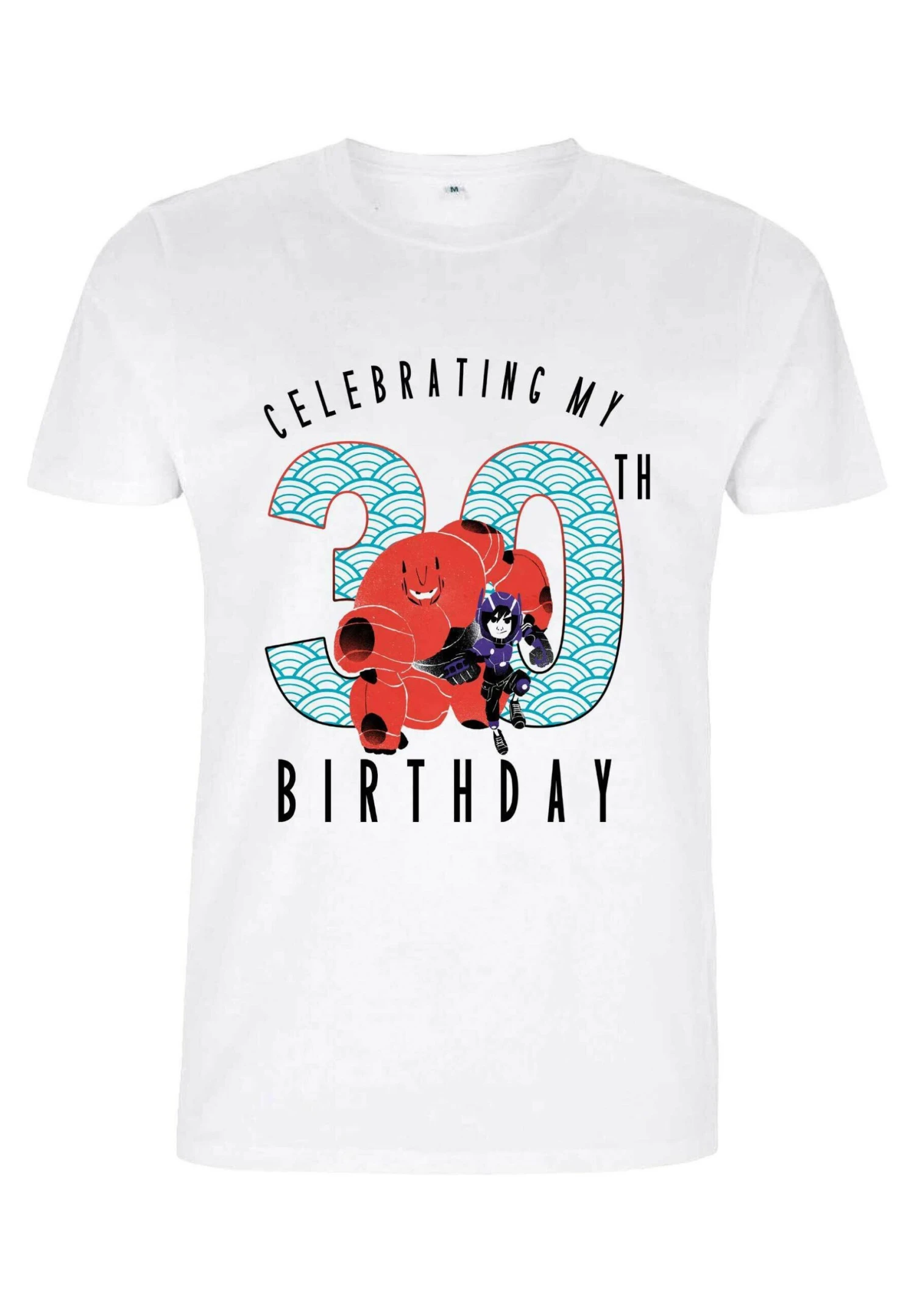 Disney Big Hero 6 Movie Baymax 30 Years UnisexT-Shirt Con StampaWhite Uomo T-shirt E Polo H3A2100GW-A11 5 Disney Big Hero 6 Movie Baymax 30 Years UnisexT-Shirt Con StampaWhite Uomo T-shirt E Polo H3A2100GW-A11 - immagine 5