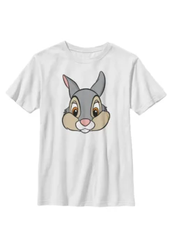 Disney Bambi Thumper Big FaceT-Shirt Con StampaWhite Bambini T-shirt & Top H3A26G0PU-A11