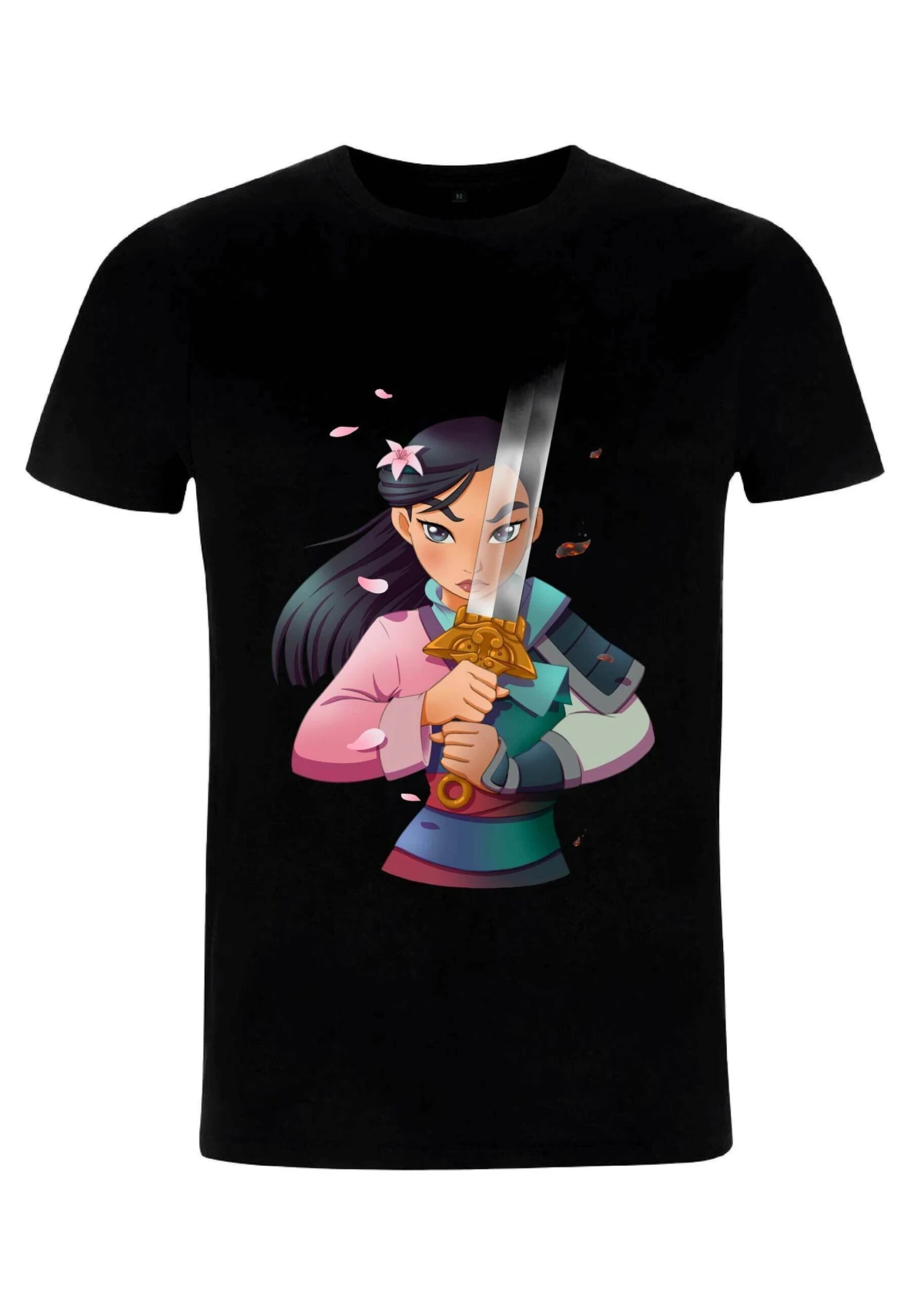 Disney Mulan Anime MulanT-Shirt Con StampaBlack Uomo T-shirt E Polo H3A21034Y-Q11 1 Disney Mulan Anime MulanT-Shirt Con StampaBlack Uomo T-shirt E Polo H3A21034Y-Q11