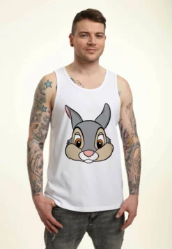 Disney Bambi Thumper Big Face- Top - White