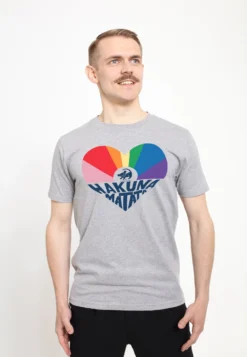 Disney The Lion King PrideT-Shirt Con StampaMelange Grey Uomo T-shirt E Polo H3A22O50W-C11