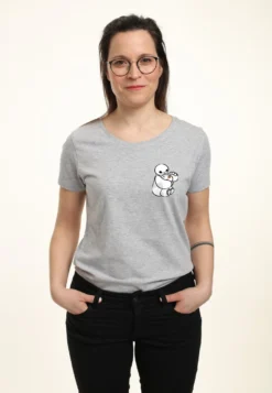 Disney Big Hero 6 Movie Baymax KittyT-Shirt Con StampaHeather Grey Donna T-shirt E Top H3A21D8V1-C11 -Disney a486e8d519b04237958a0e542f7b98da scaled