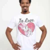 Disney Mickey Classic In Love Daisy UnisexT-Shirt Con StampaWhite Uomo T-shirt E Polo H3A2101XW-A11