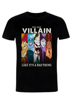 Disney Villains Villain Like Bad - T-Shirt Con Stampa - Black