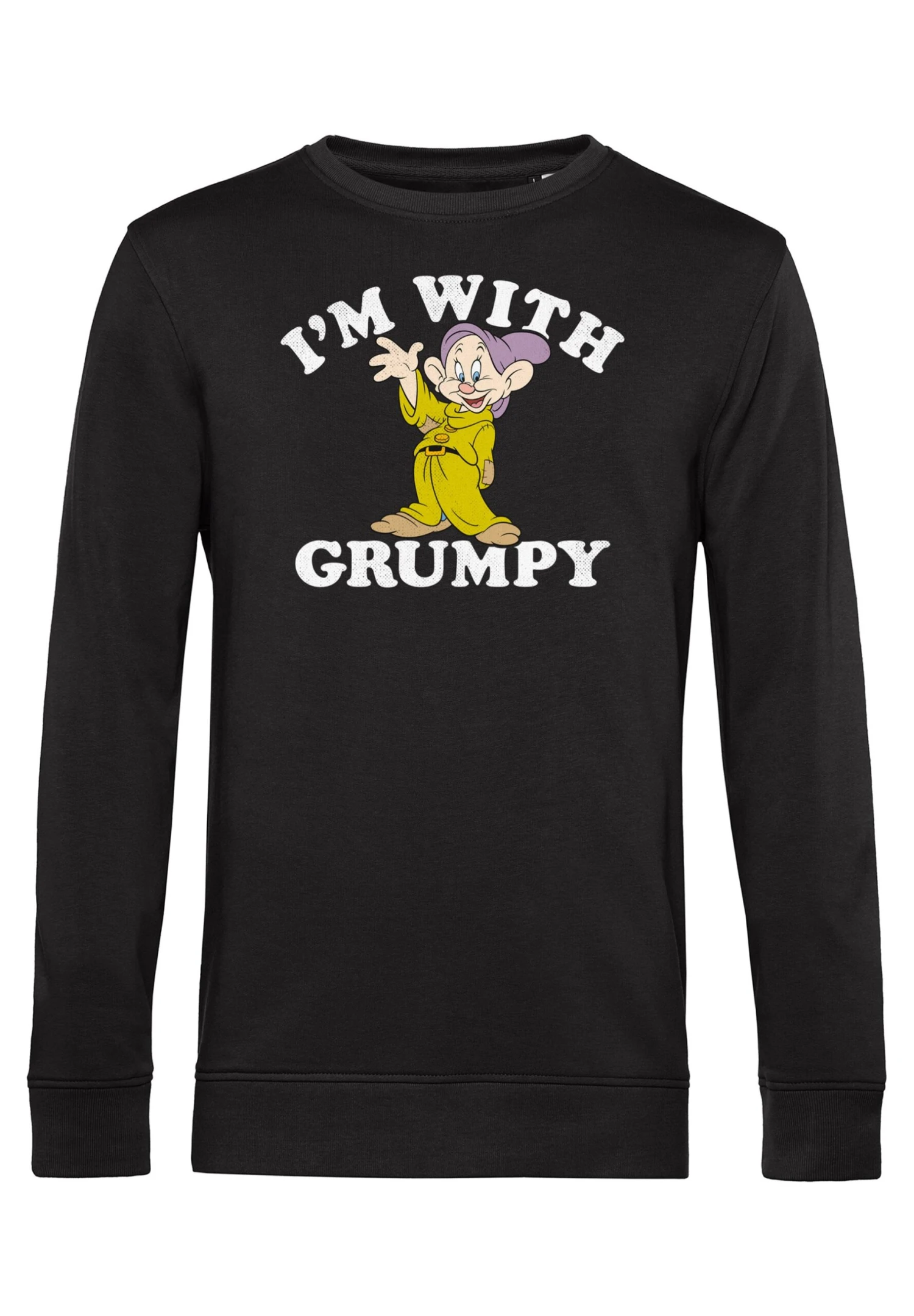 Disney Snow White And The Seven Dwarfs With Grumpy - Felpa - Black 4 Disney Snow White And The Seven Dwarfs With Grumpy - Felpa - Black - immagine 4